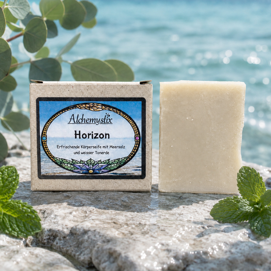 Horizon - Erfrischende Körperseife mit Meersalz und weisser Tonerde